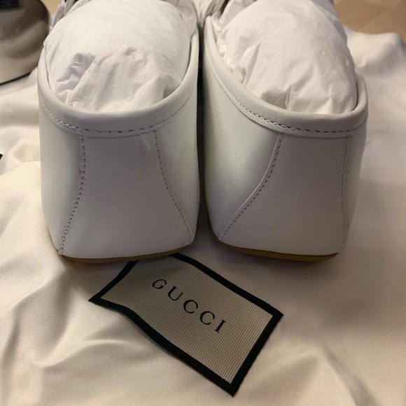 White Slip-on Loafers In Flats Size US 7